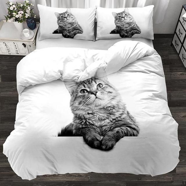 Cute Kitten Bedding Set