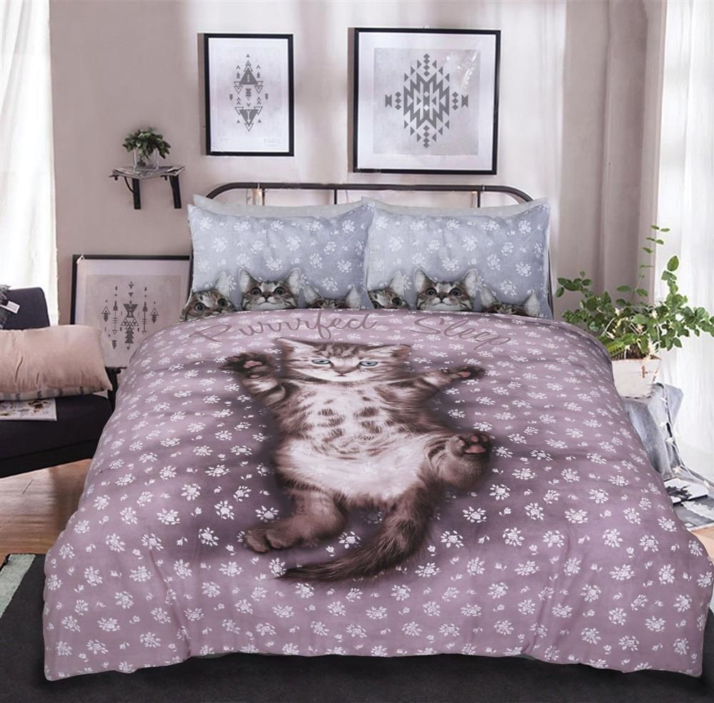 Cute Kitten Cat Bedding Set