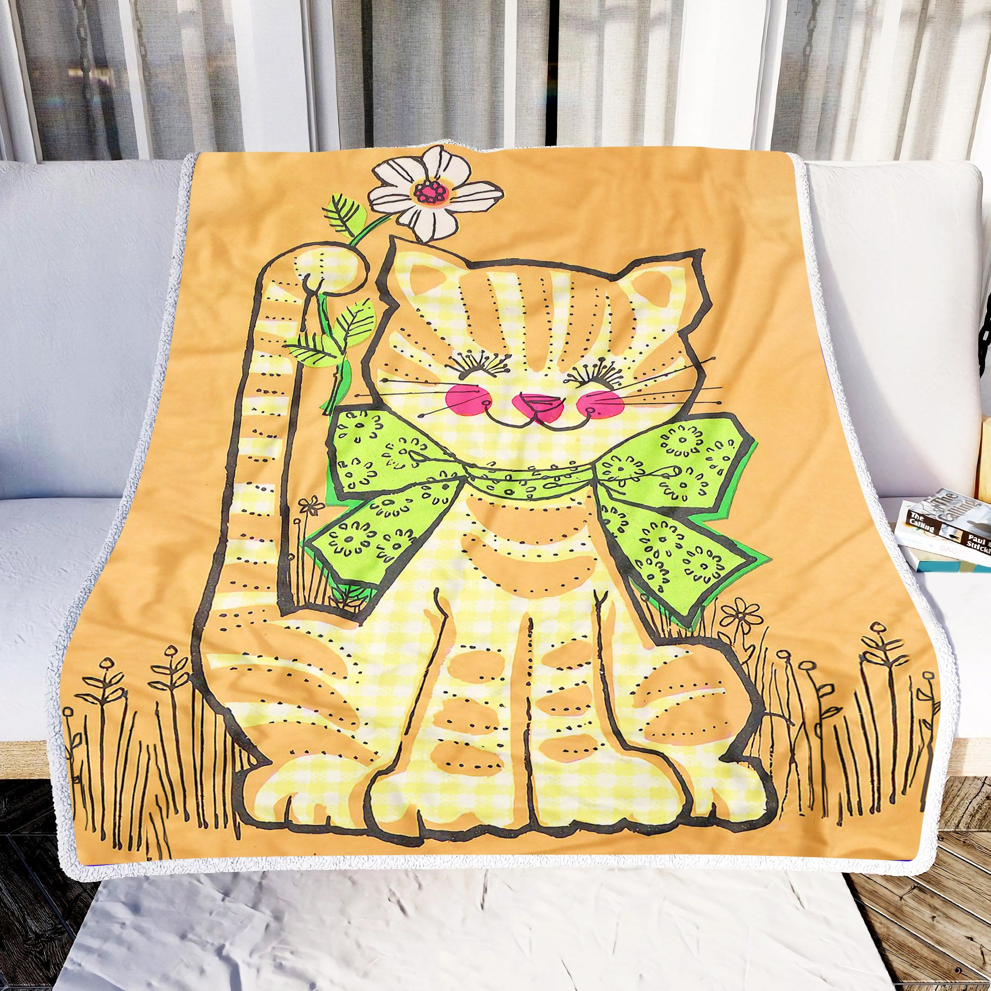 Cute Kitten Fleece Blanket