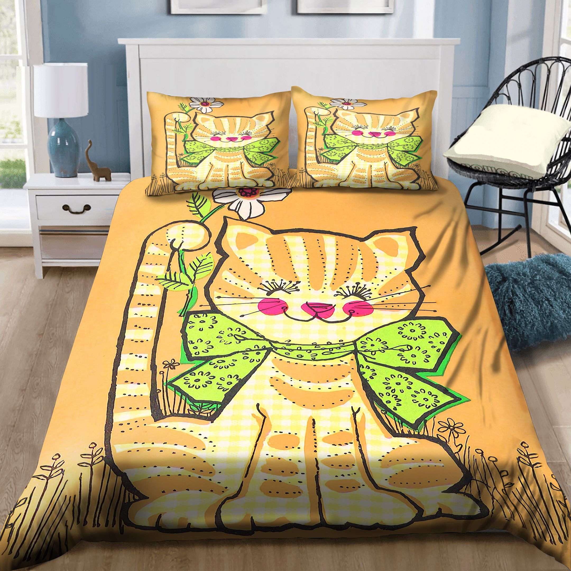 Cute Kitten Bedding Set