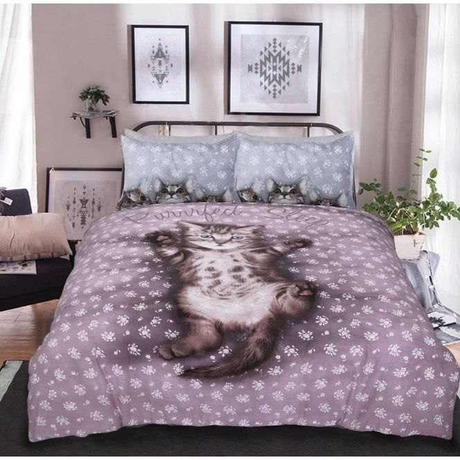 Cute Kittens Cat Pink Bedding Set