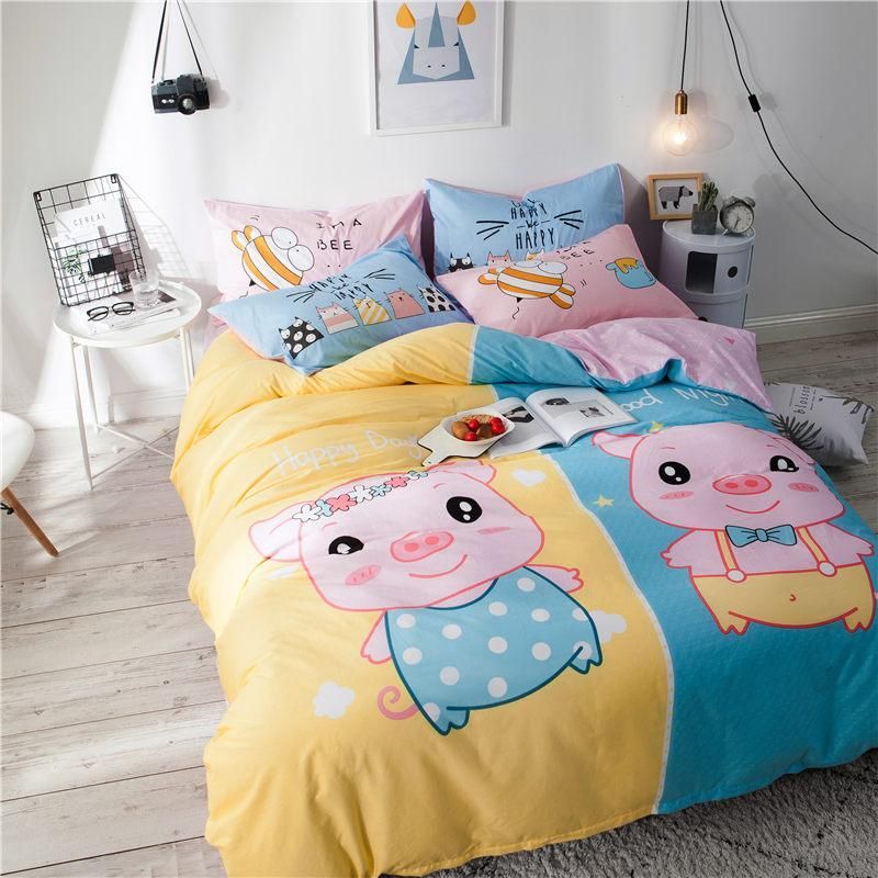 Cute Little Pig Bedding Set