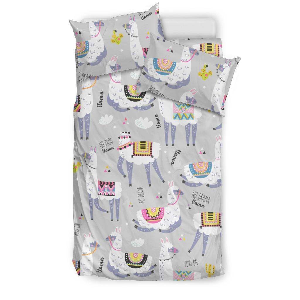 Cute Llama Alpaca Bedding Set