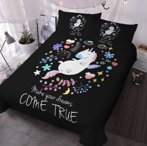 Cute Magical Unicorn Bedding Set