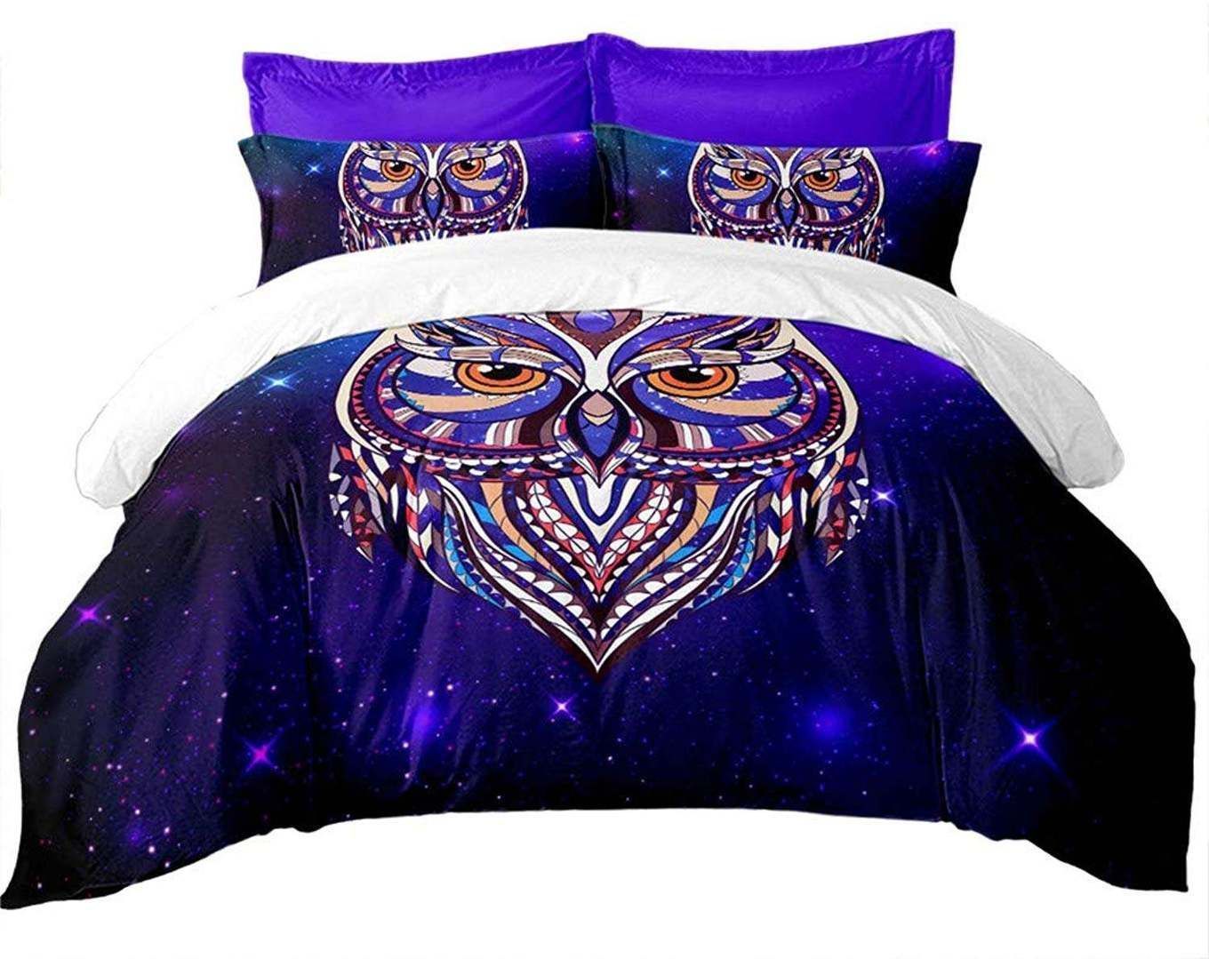Cute Owl Bedding Set