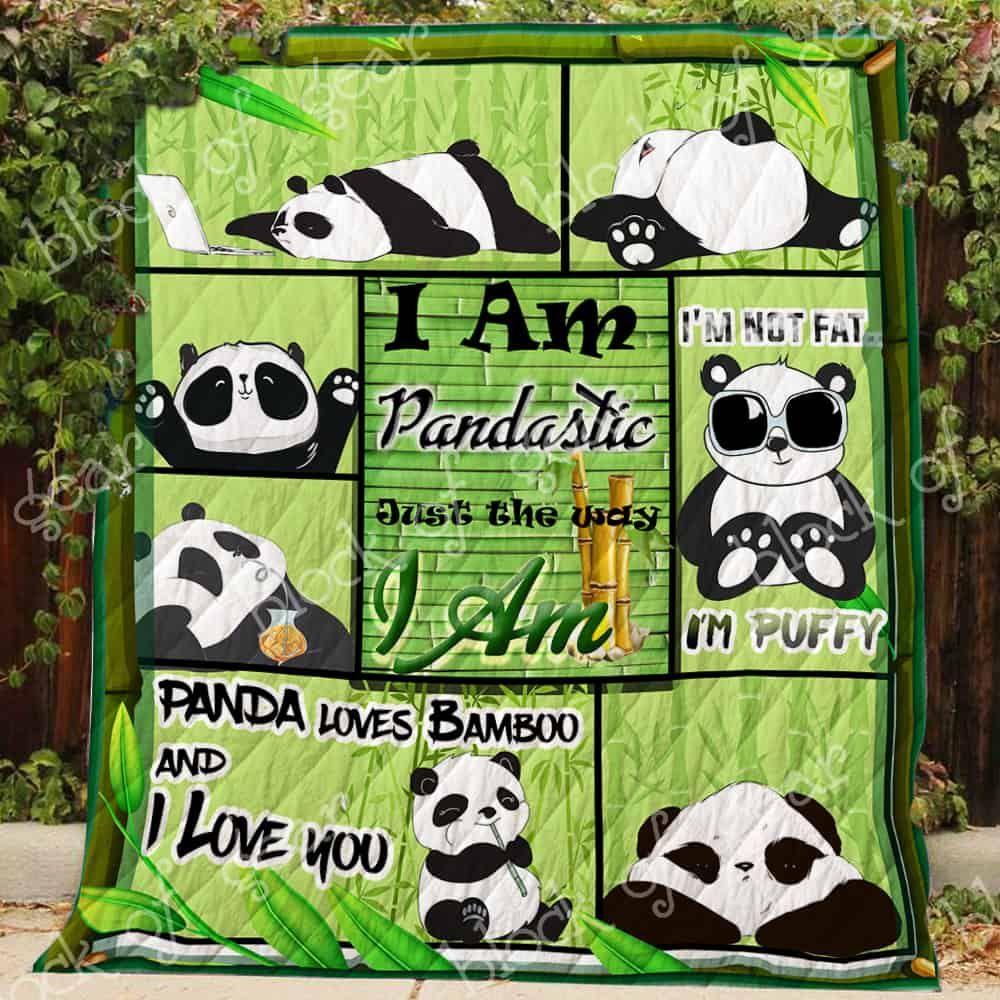 Cute Panda CL19100235MDQ Quilt Blanket