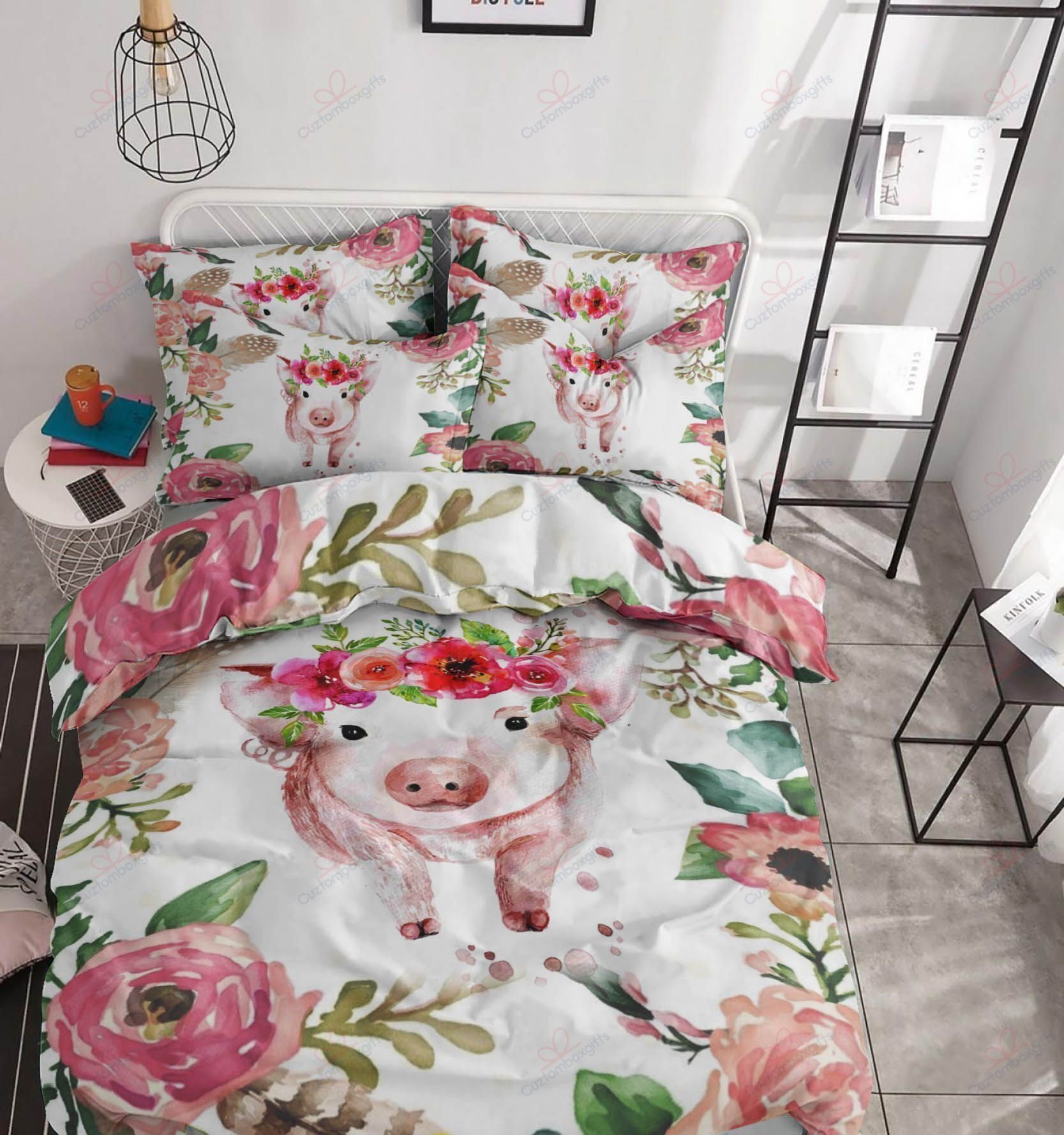 Cute Pig Bedding Set