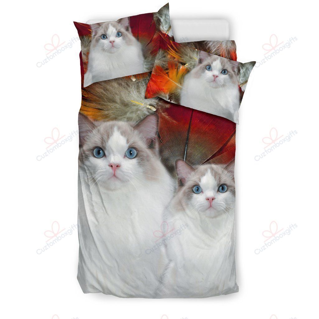 Cute Ragdoll Printed Bedding Set