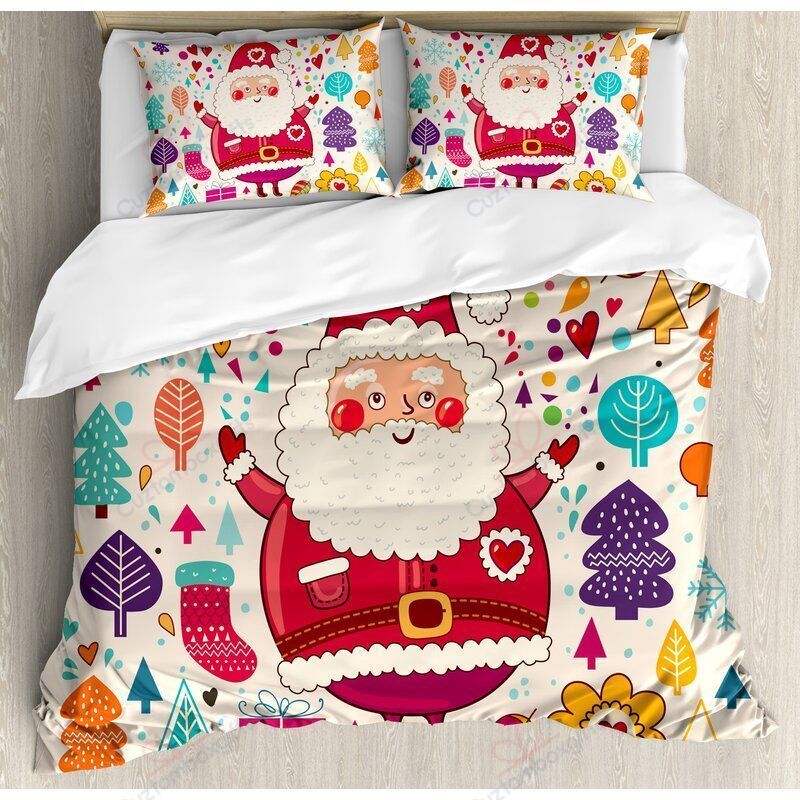 Cute Santa Bedding Set
