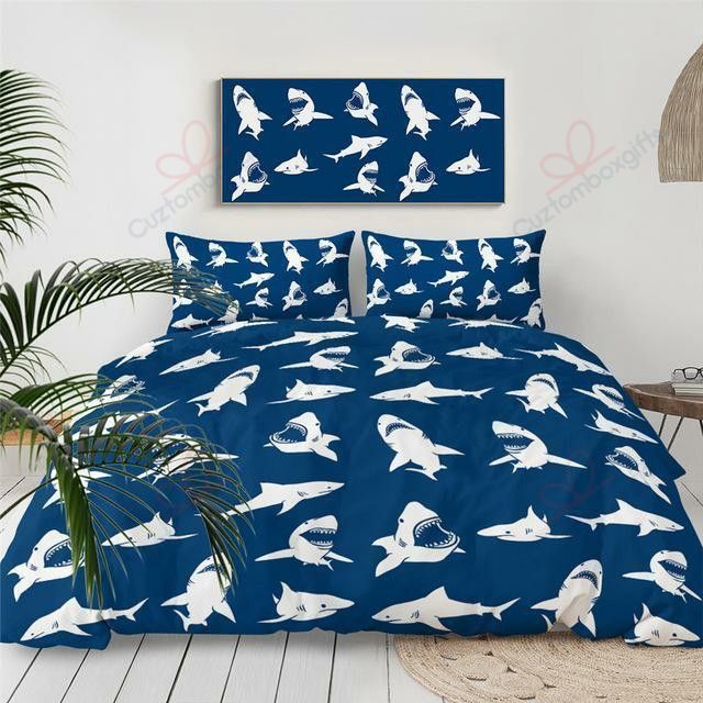 Cute Shark Bedding Set
