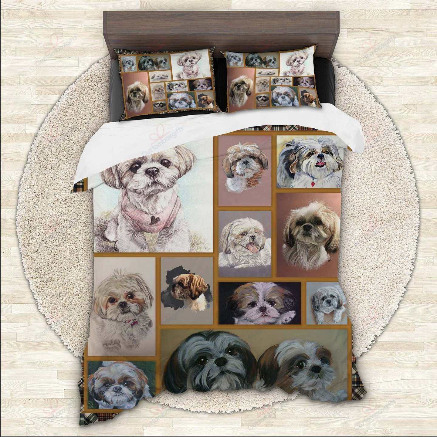 Cute Shihtzu Bedding Set