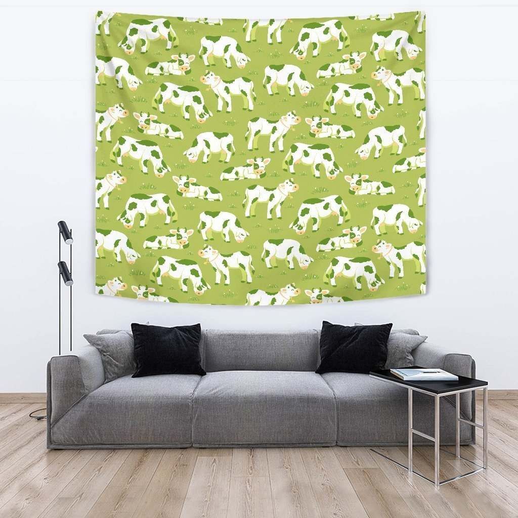 Cute Smiley Cow CL17100066MDT Tapestry