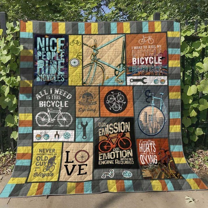 Cycling All I Need Is Cycling Quilt Blanket Dhc04011791Dd