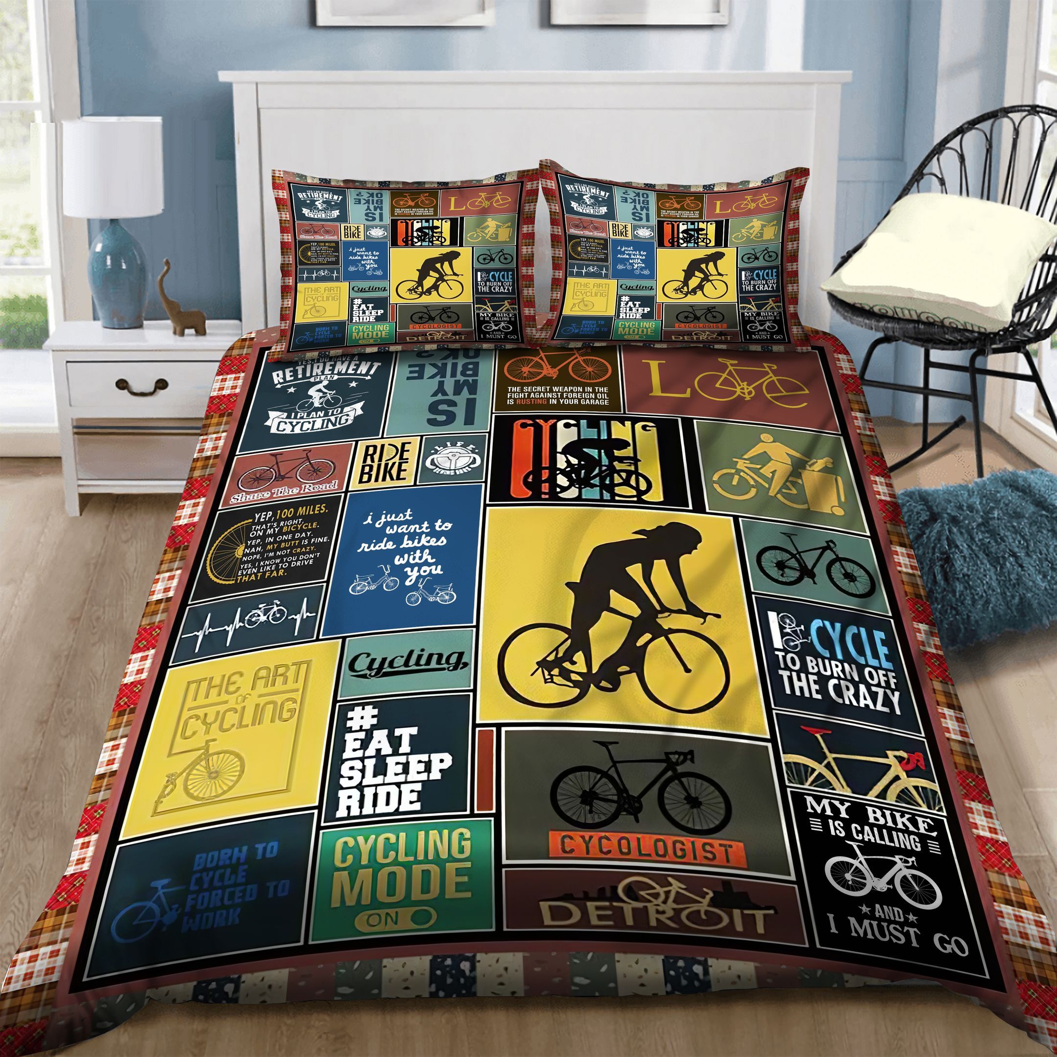 Cycling Bedding Set