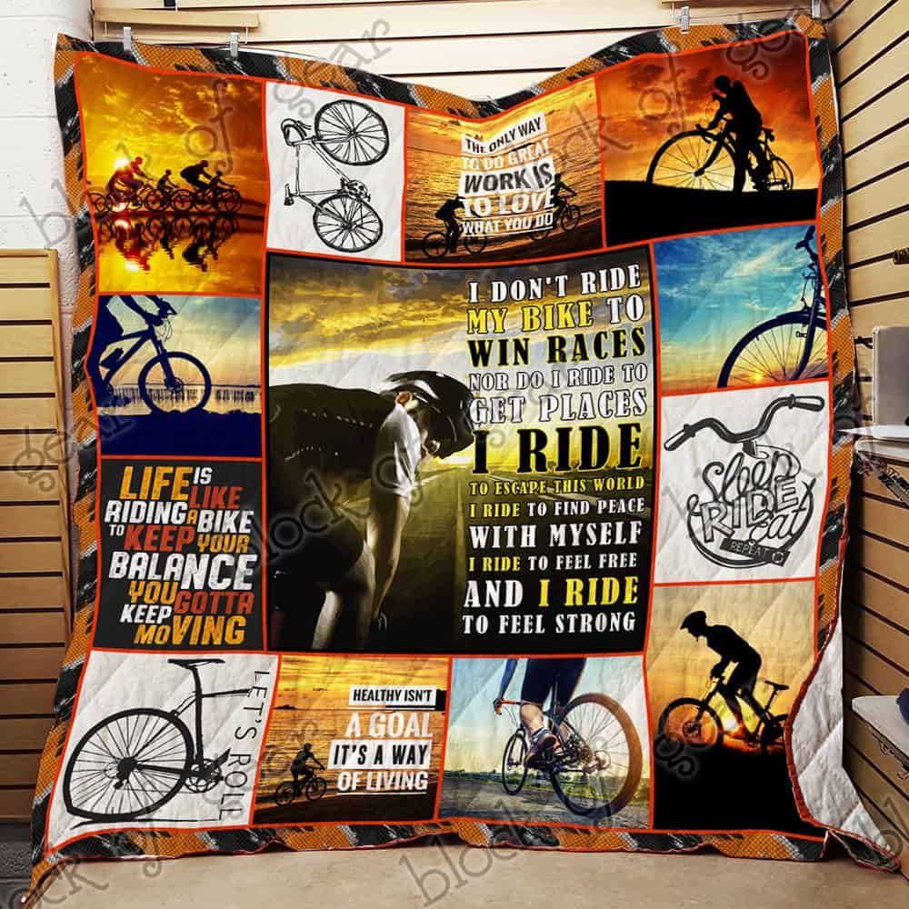 Cycling CL18100184MDQ Quilt Blanket