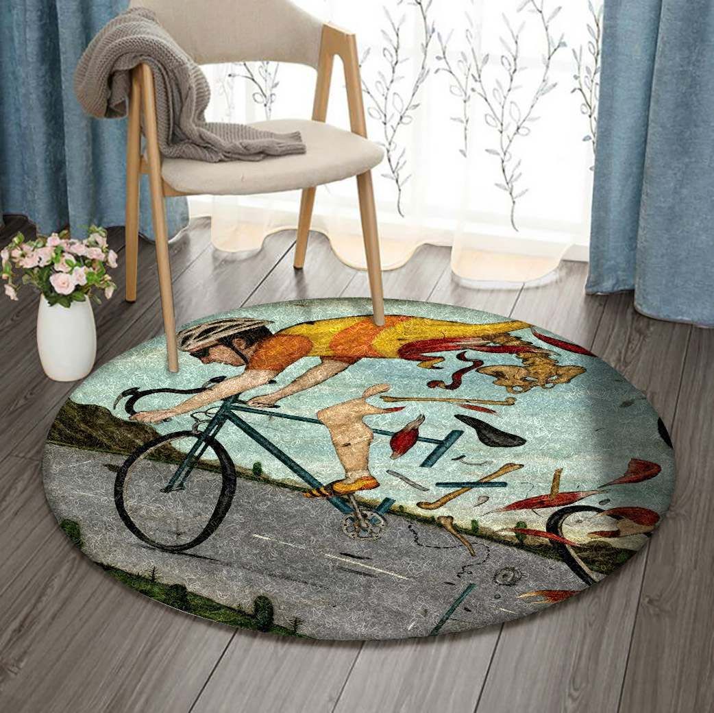 Cycling Round Carpet