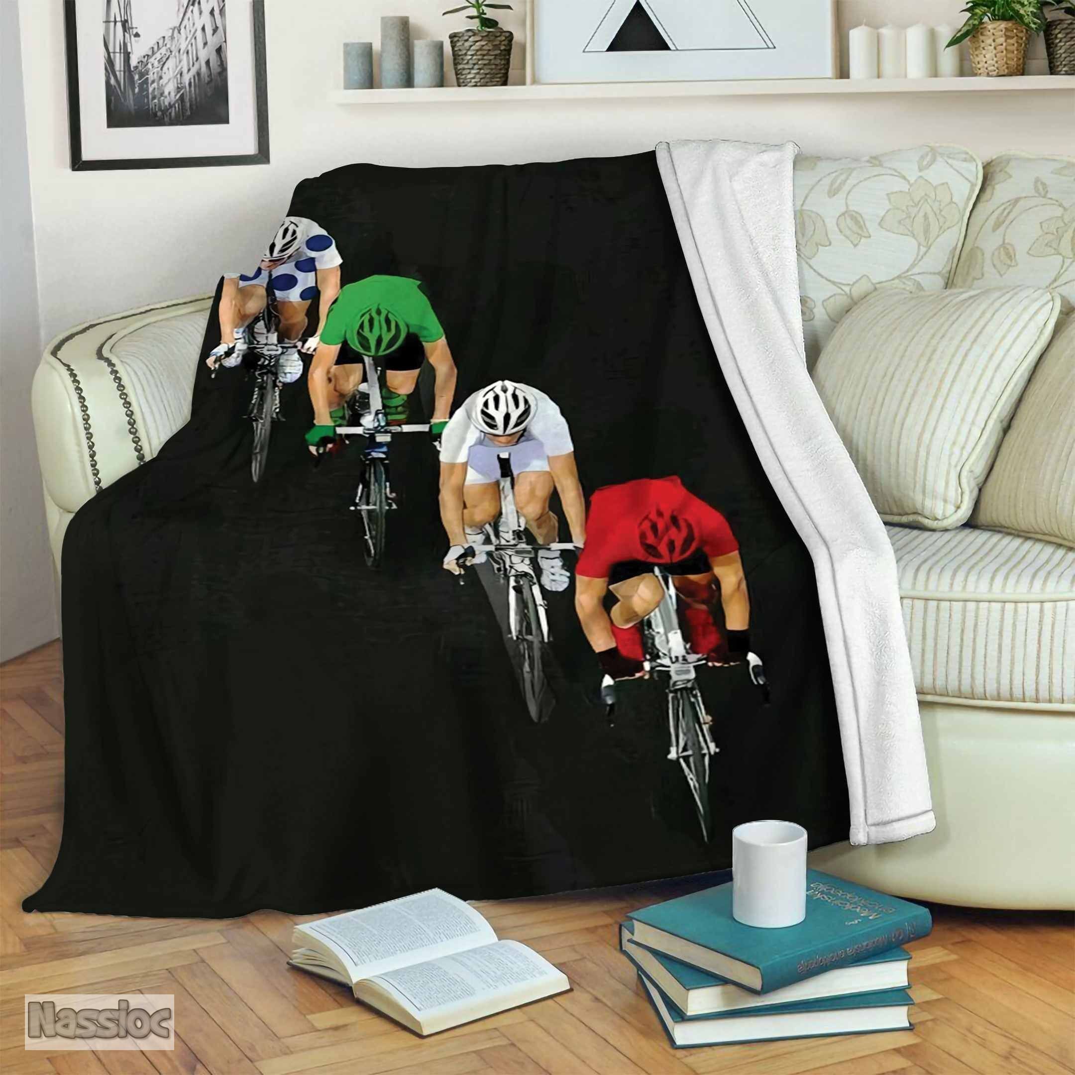 Cycling Fleece Blanket