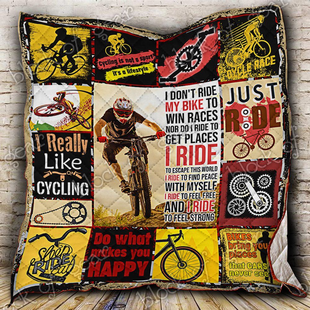 Cycling Is Not A Sport It S A Lifestyle Quilt Tt208 Dhc11124028Dd