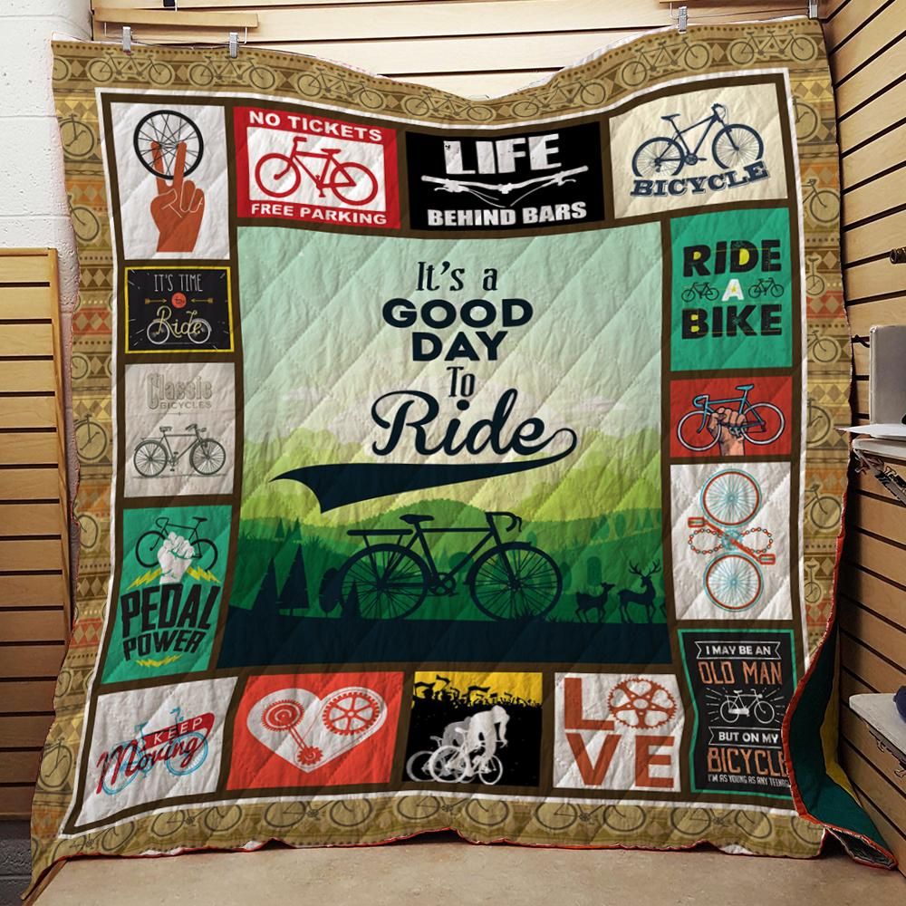 Cycling Life Behind Bars Quilt Blanket Dhc03011563Dd