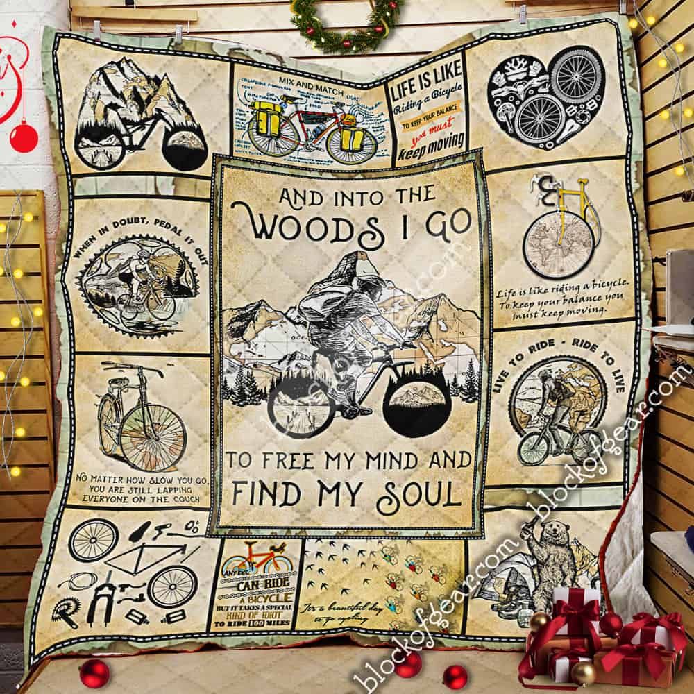 Cycling LNT0712056 Quilt Blanket