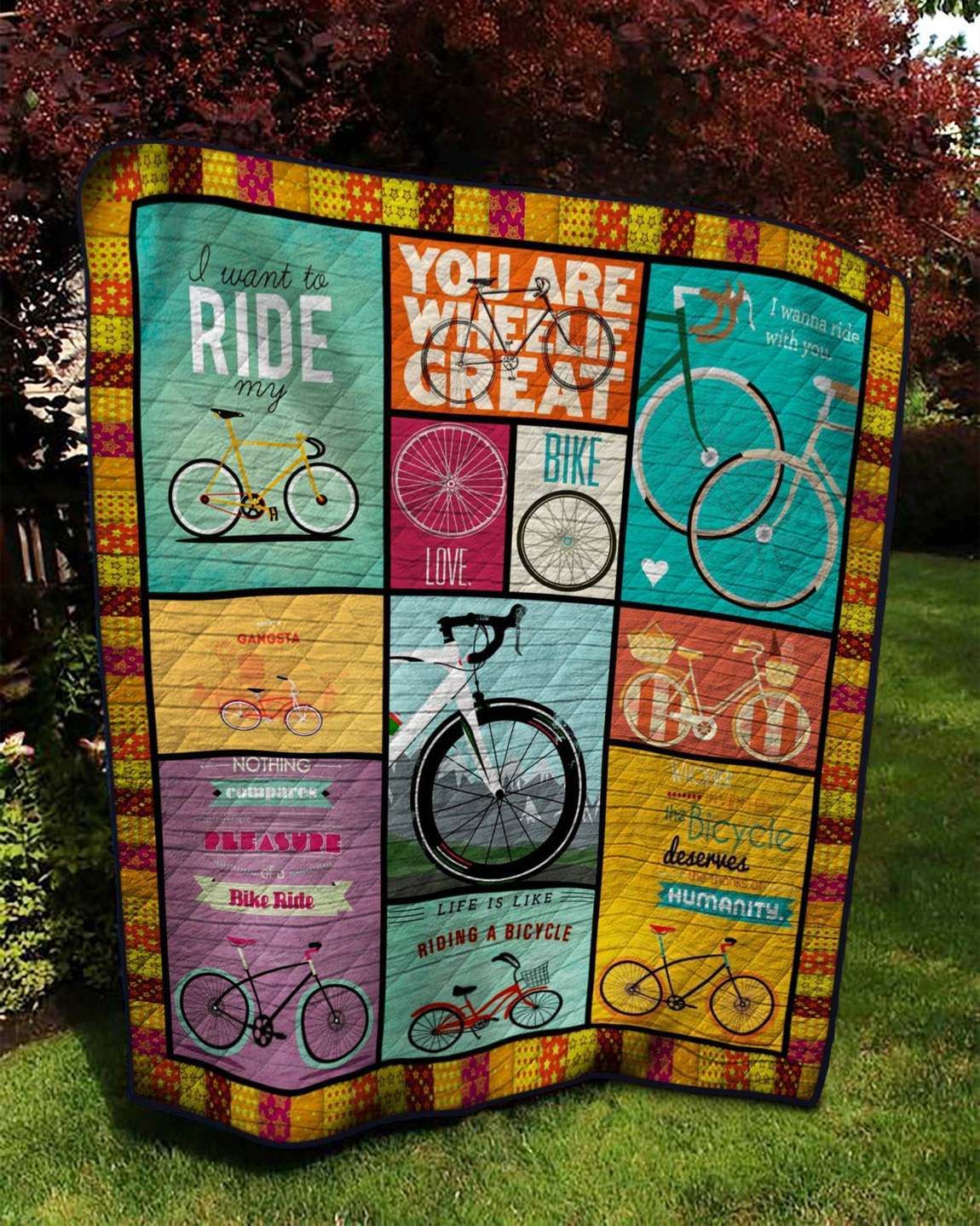Cycling ML180508 Quilt Blanket