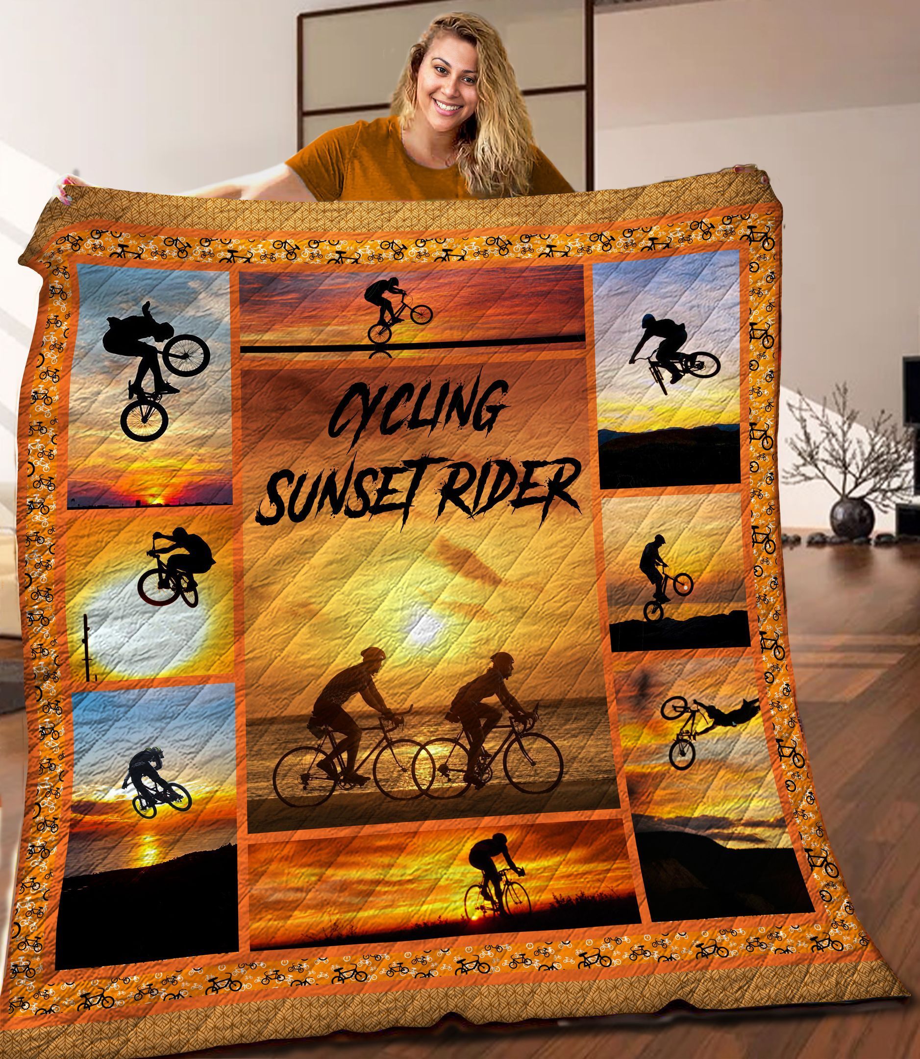 Cycling Quilt Blanket C9B280214MI