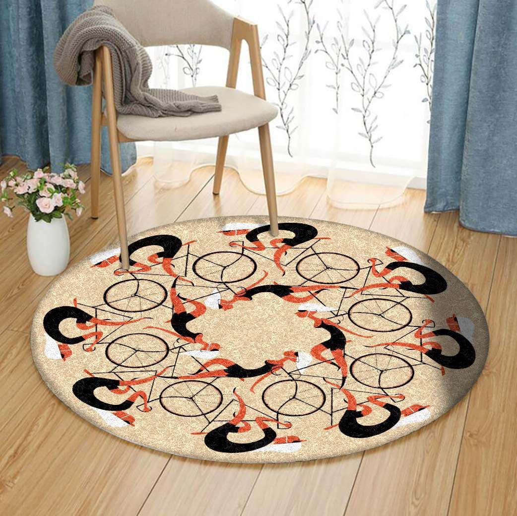 Cycling Round Carpet
