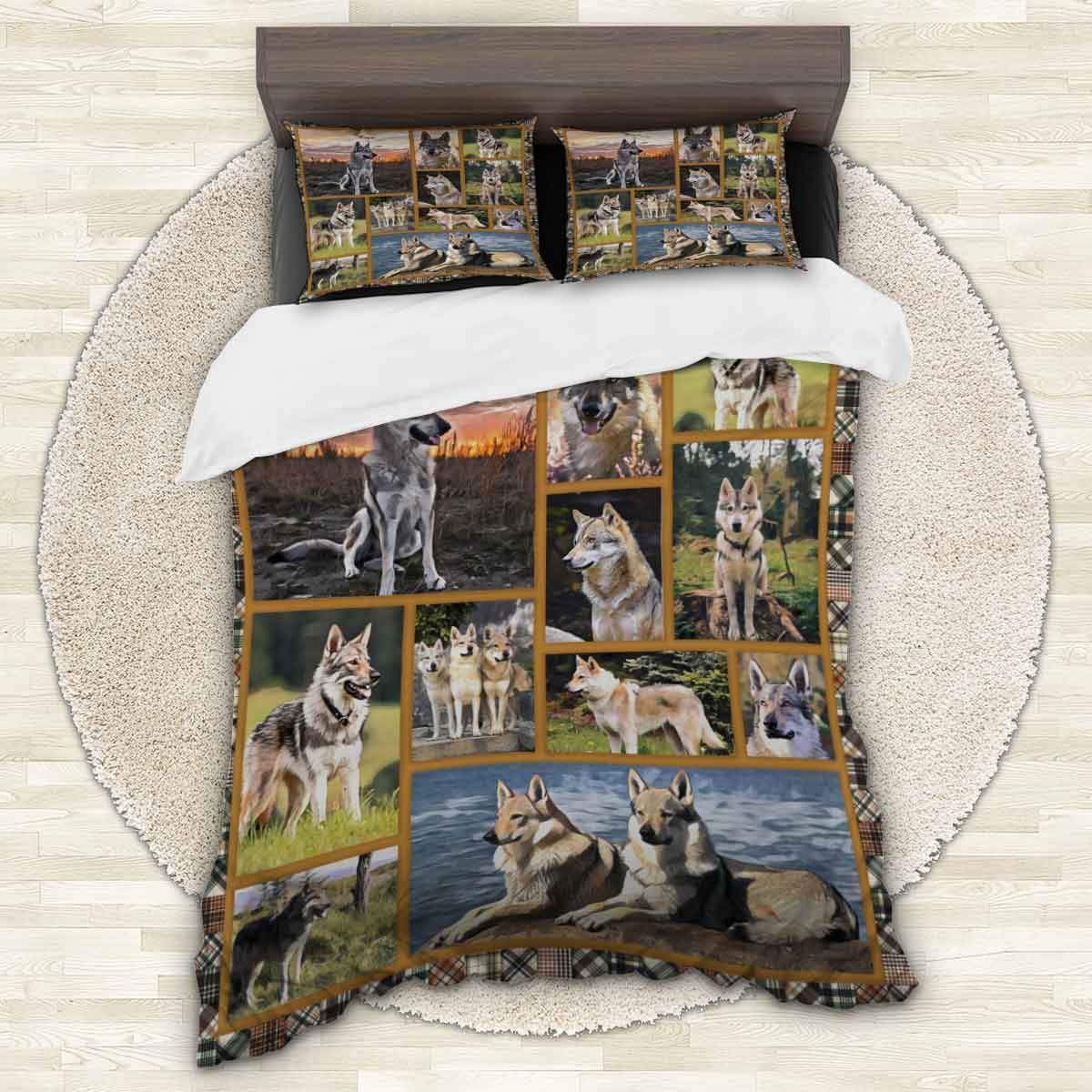 Czechoslovakian Wolfdog Cute Bedding Set