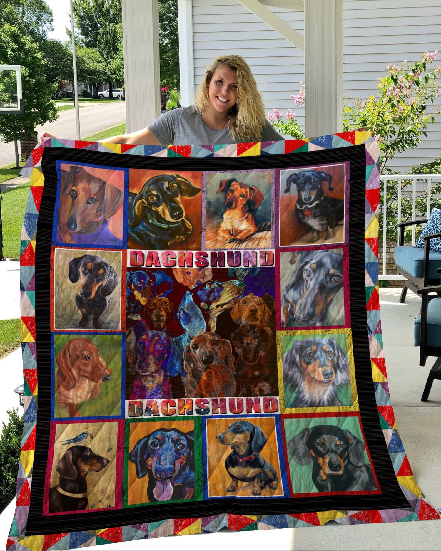 Dachshund 01 Dachshund 1311 Quilt Blanket Dhc03011466Dd