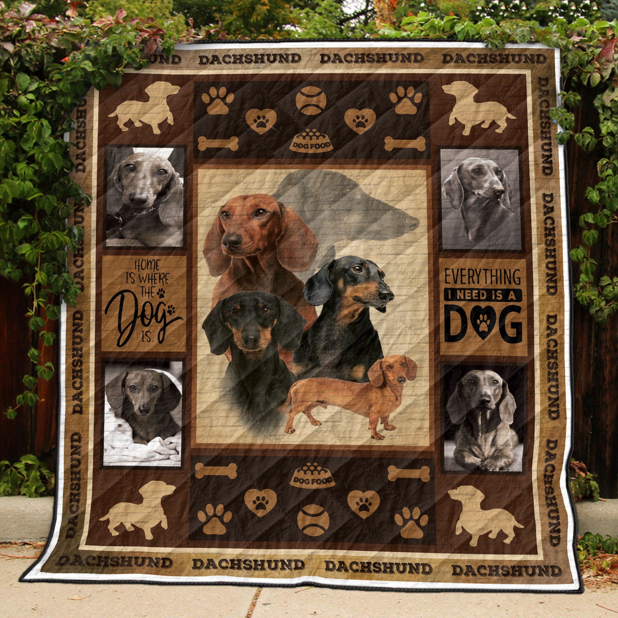 Dachshund 02 Dachshund L2711 Quilt Blanket Dhc04011050Dd
