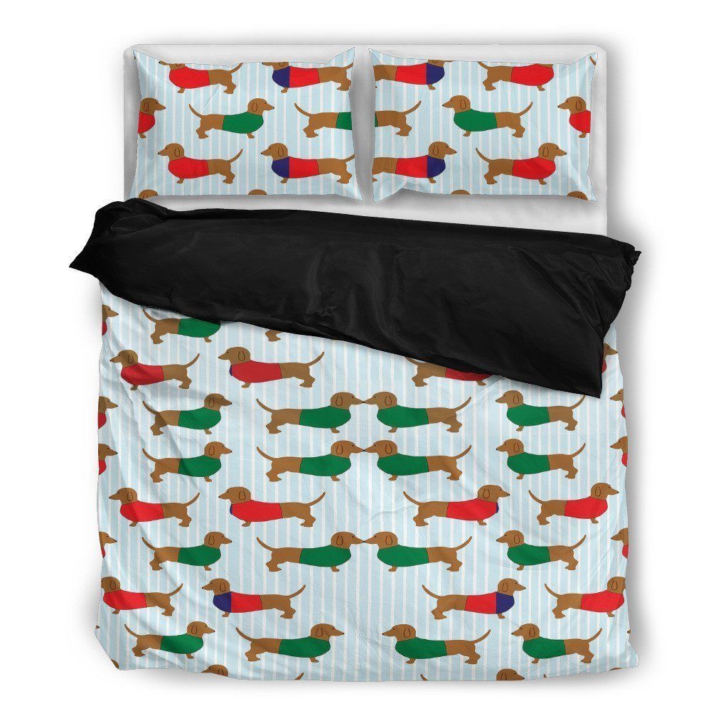 Dachshund Dog Themed Bedding Set