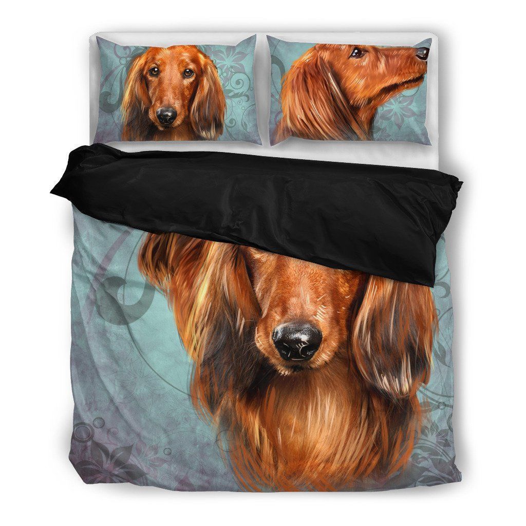 Dachshund Dog Themed Bedding Set