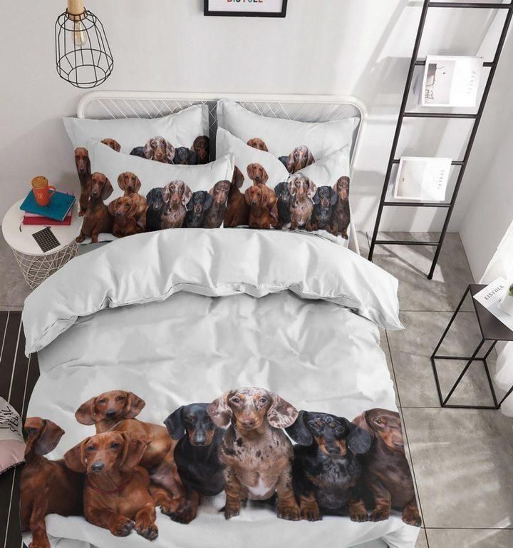 Dachshund Also Known As The Wiener Dog Or Sausage Dog Bedding Set
