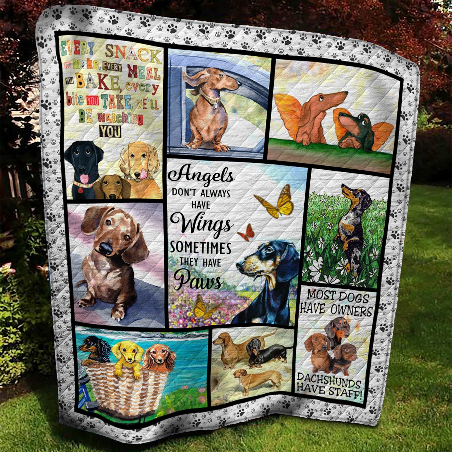 Dachshund BBB070912 Quilt Blanket