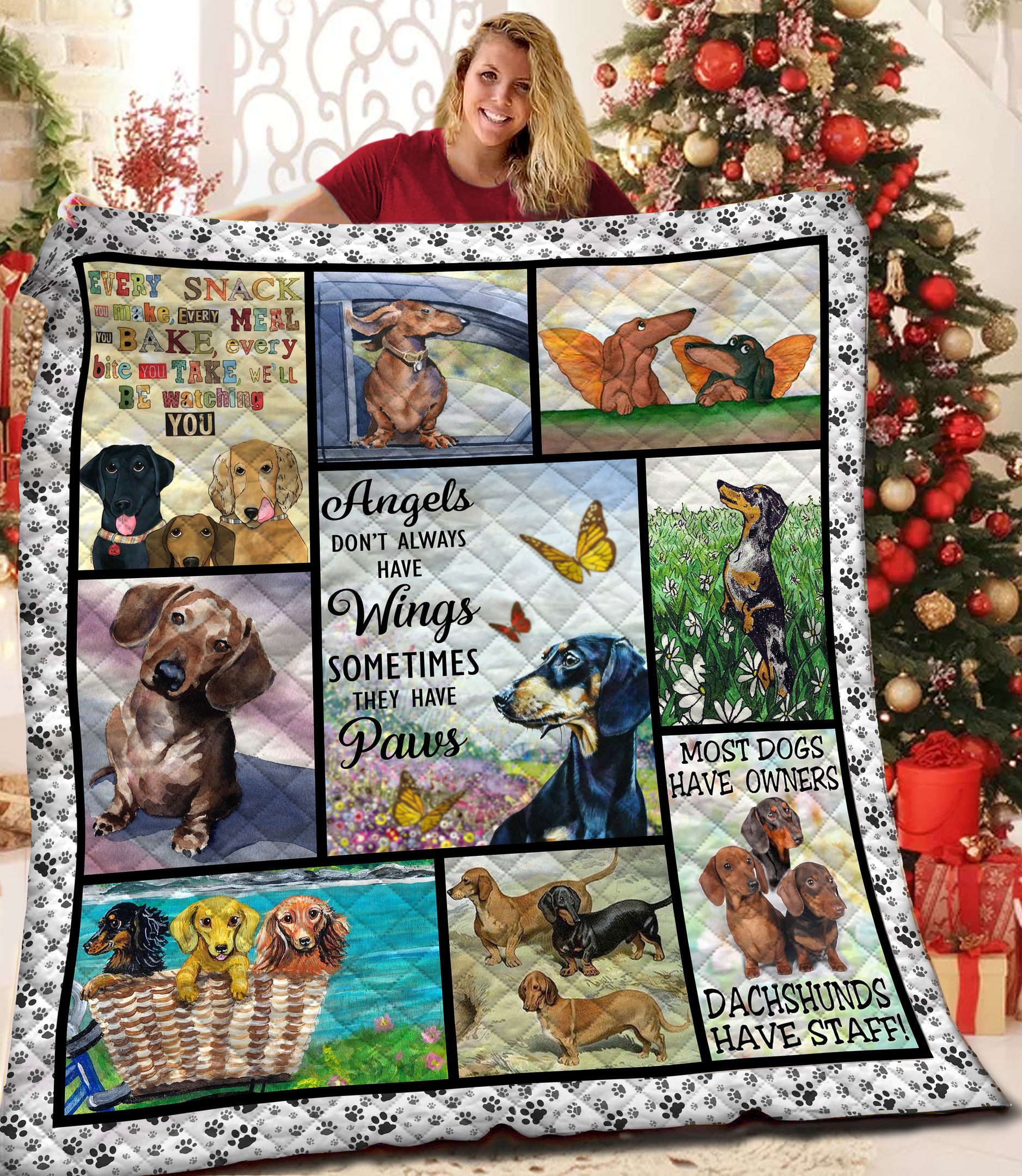 Dachshund BBB2309227 Quilt Blanket