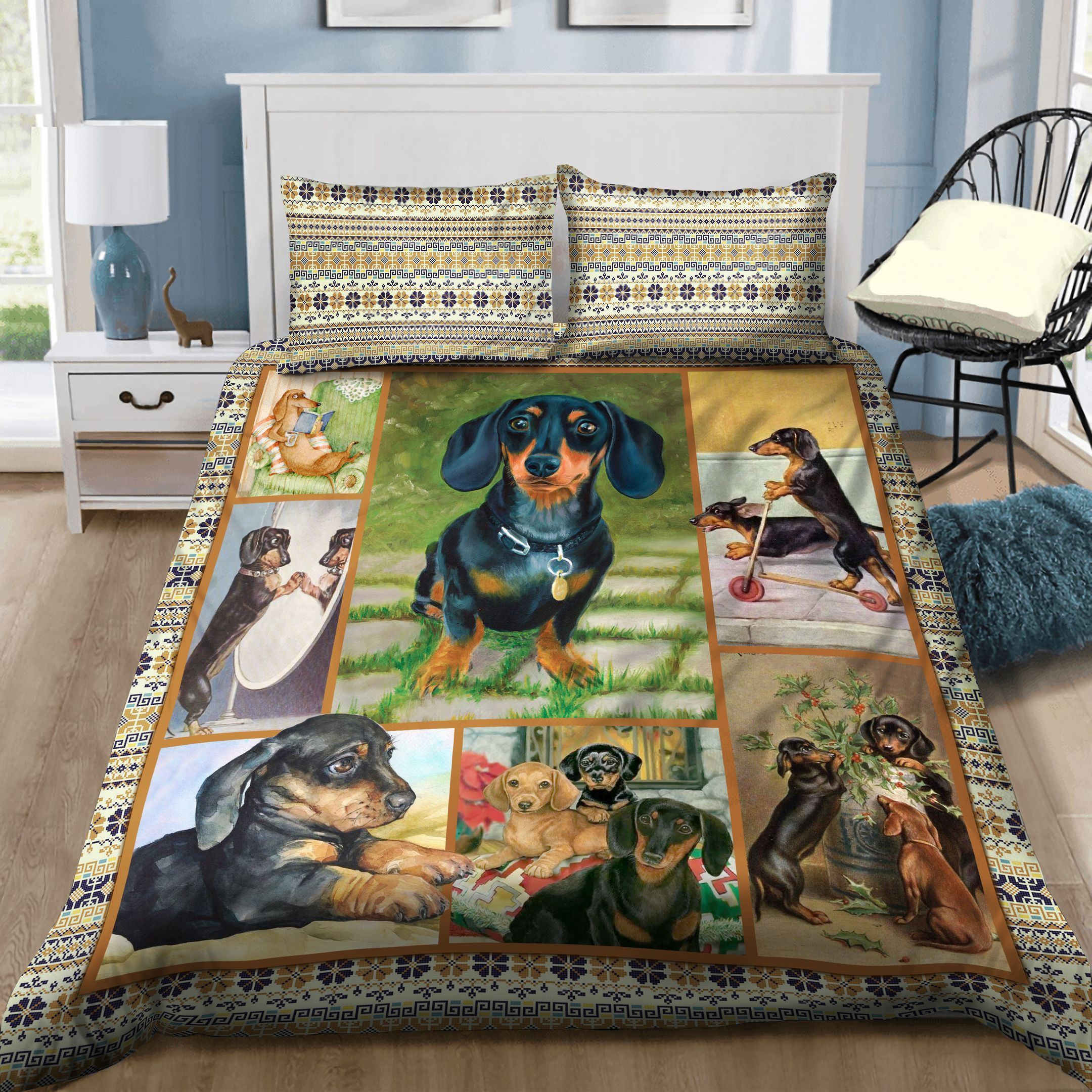 Dachshund Bedding Set
