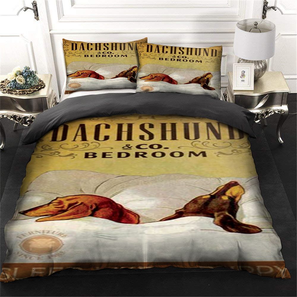 Dachshund Bedroom Bedding Set