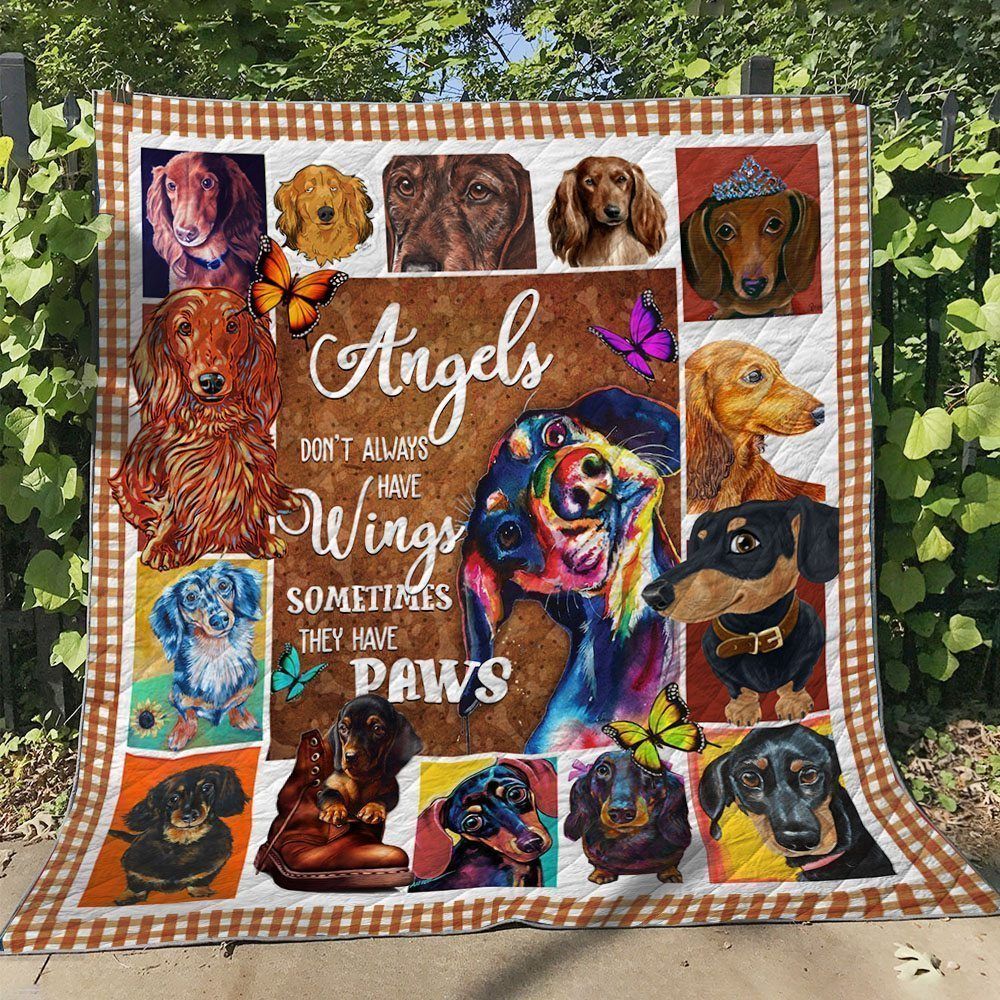 Dachshund BI180701B TBG Quilt Blanket