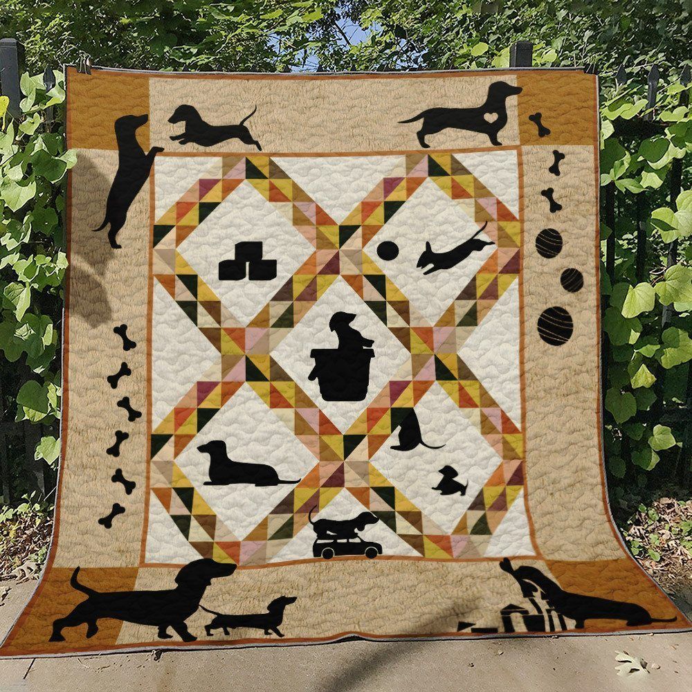 Dachshund BL120712 Quilt Blanket