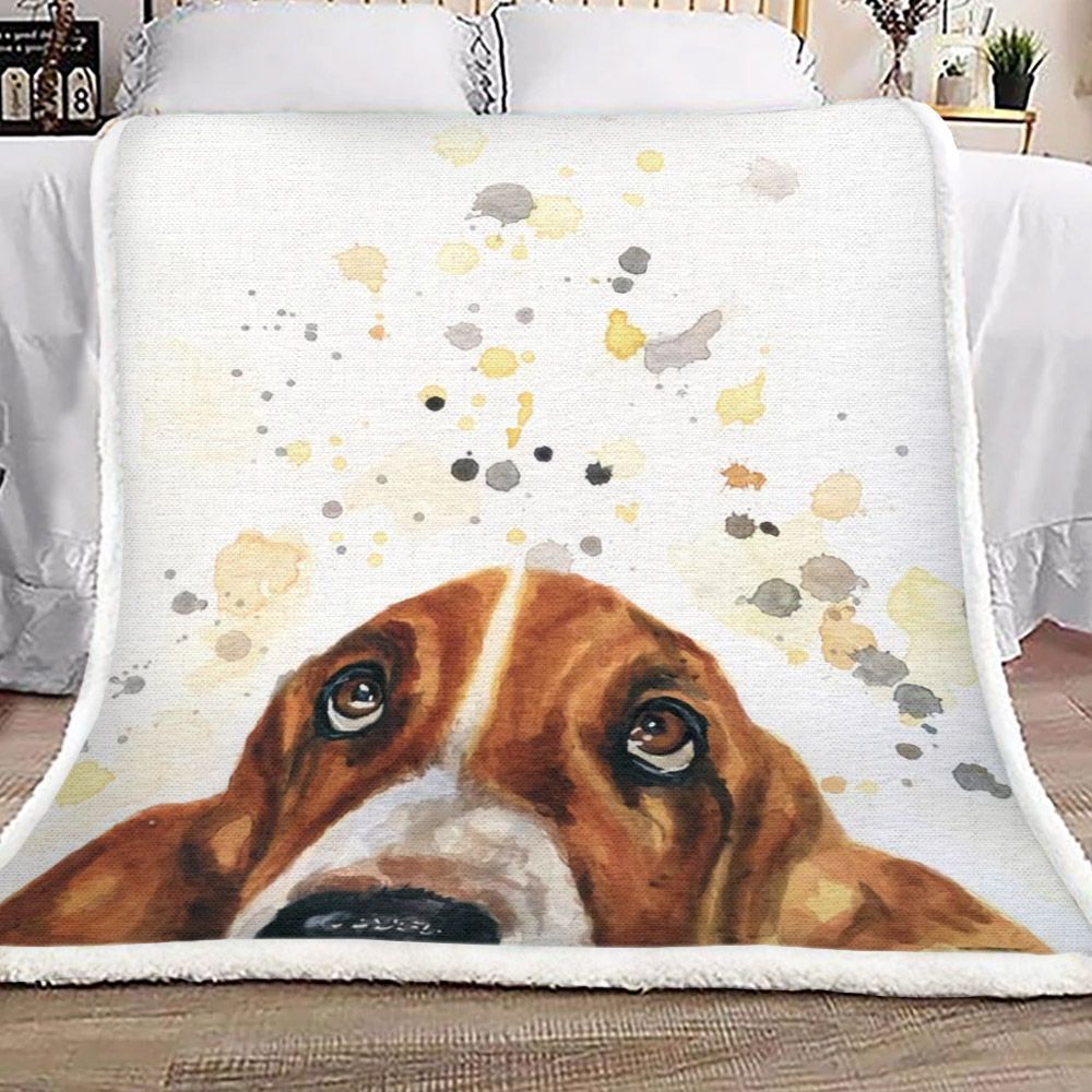 Dachshund Sherpa Fleece Blanket