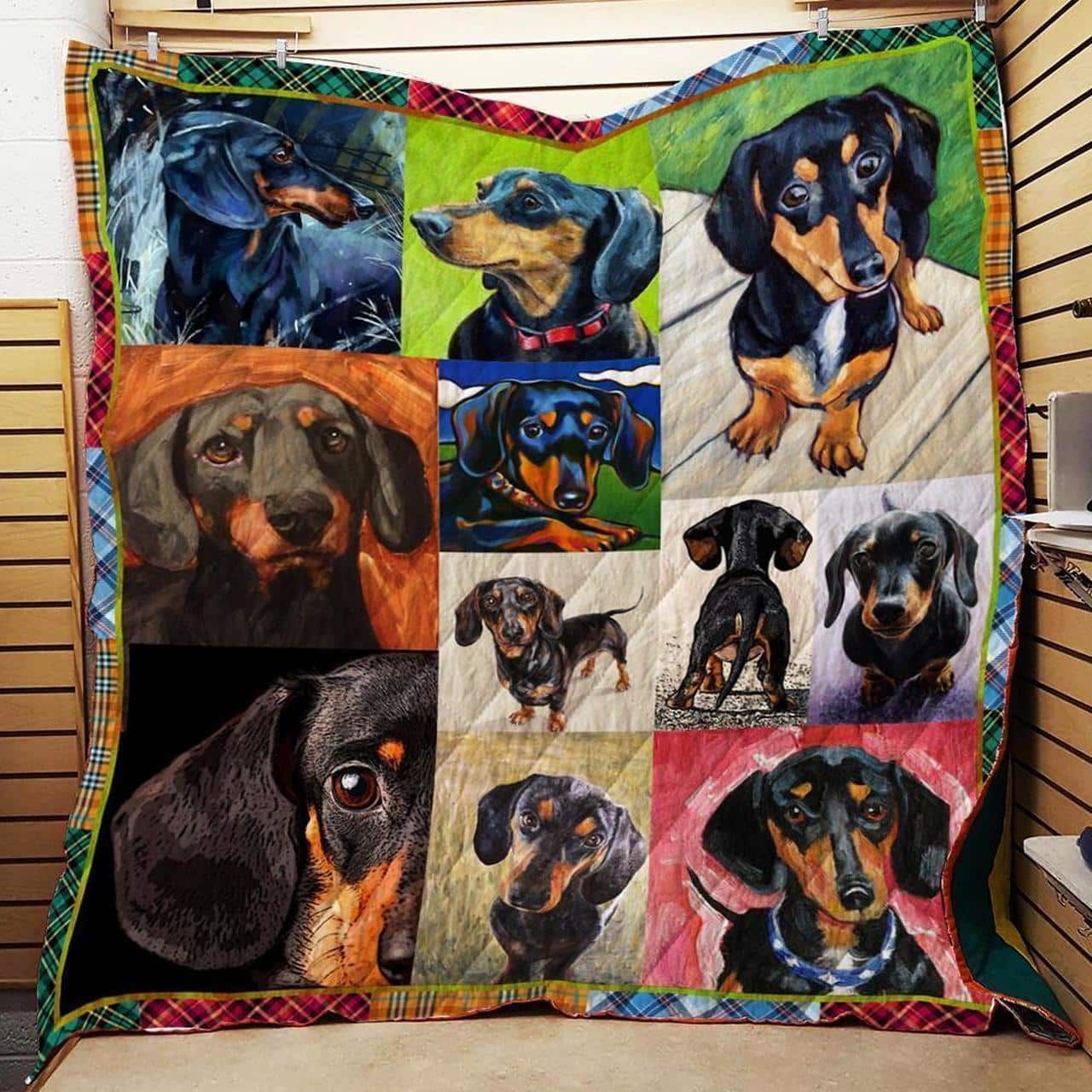 Dachshund Call Me Senorita Quilt Blanket DHC0201201302TD