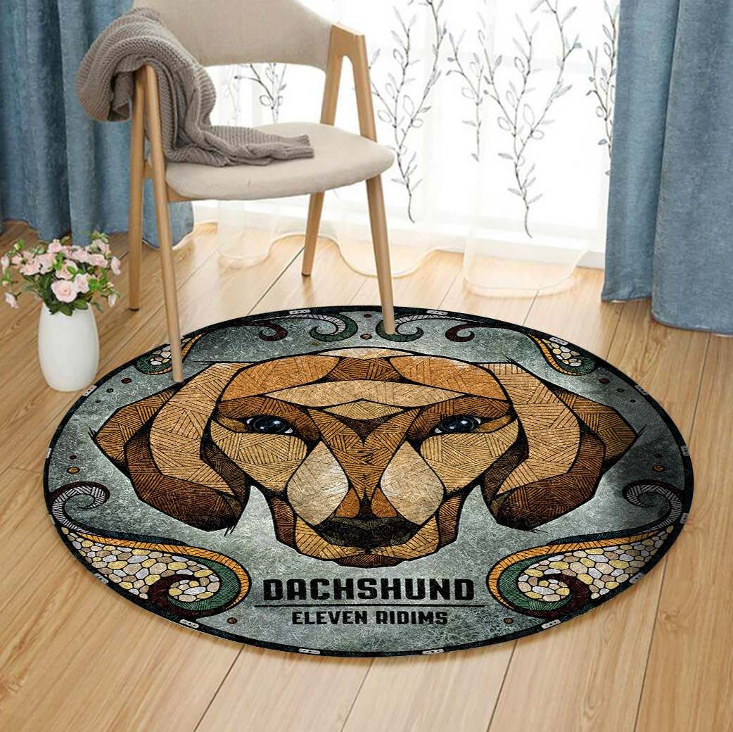 Dachshund Round Carpet