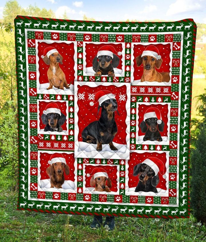 Dachshund Christmas DTC2311764 Quilt Blanket