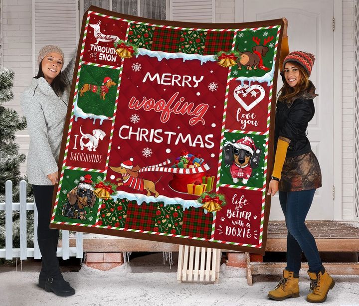 Dachshund Christmas DTC2311765 Quilt Blanket