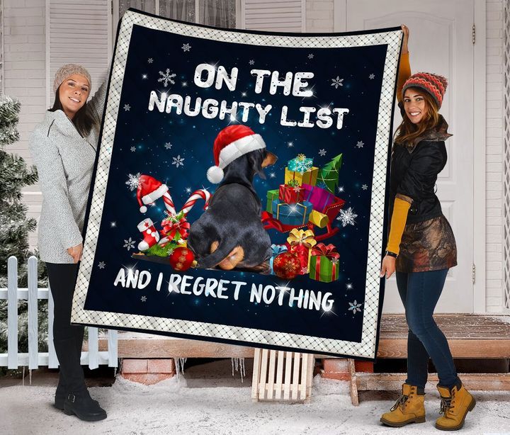 Dachshund Christmas DTC2311767 Quilt Blanket