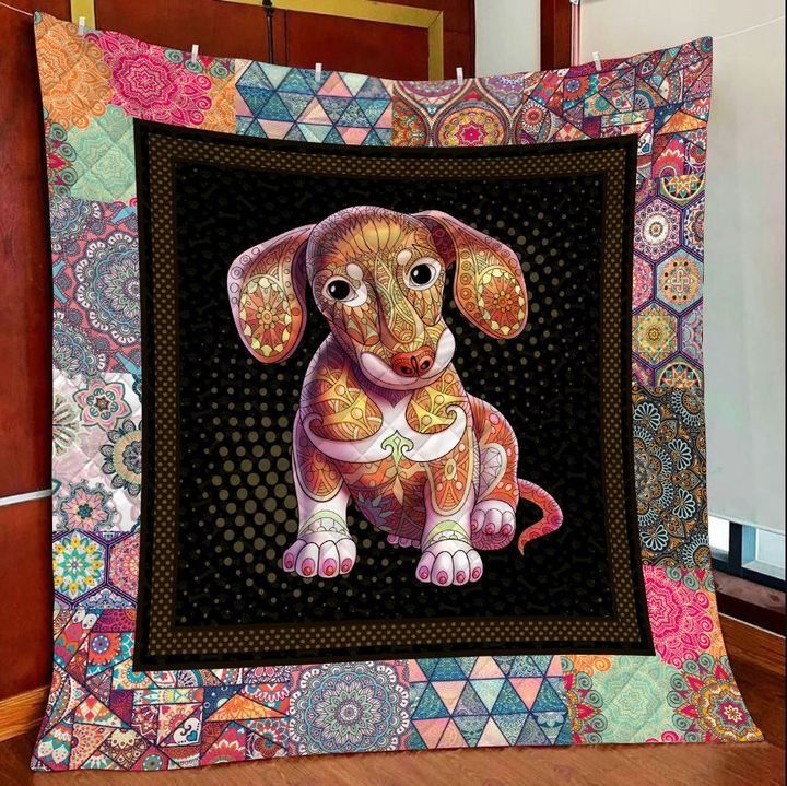 Dachshund Christmas DTC2311769 Quilt Blanket