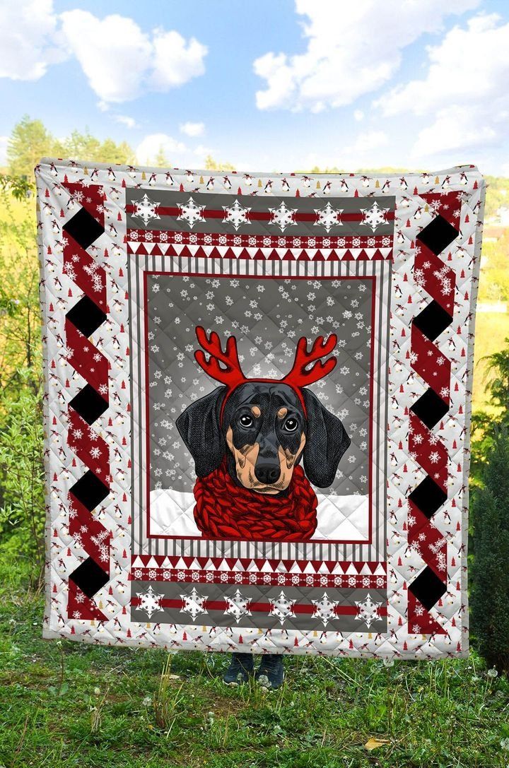 Dachshund Christmas DTC2311770 Quilt Blanket