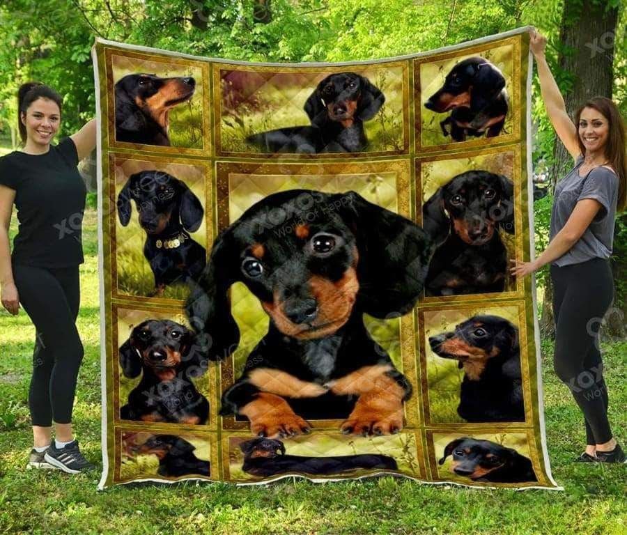 Dachshund CL05100028MDQ Quilt Blanket