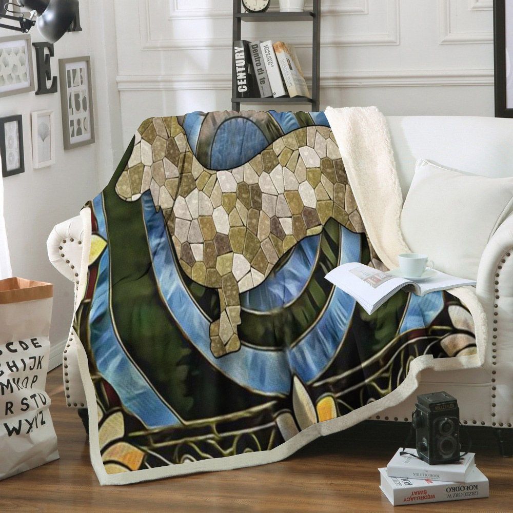 Dachshund Sherpa Fleece Blanket