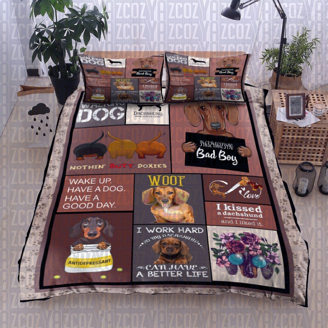 Dachshund Bedding Set